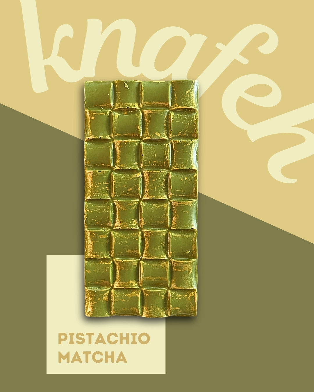 Knafeh Pistachio Matcha Chocolate Bar