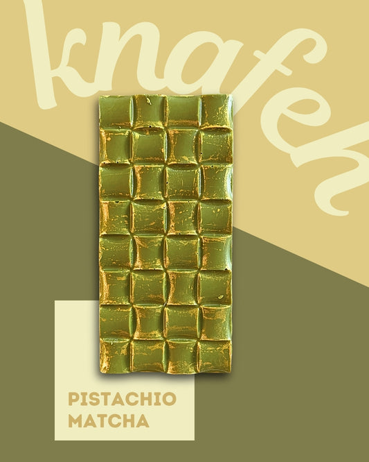 Knafeh Pistachio Matcha Chocolate Bar