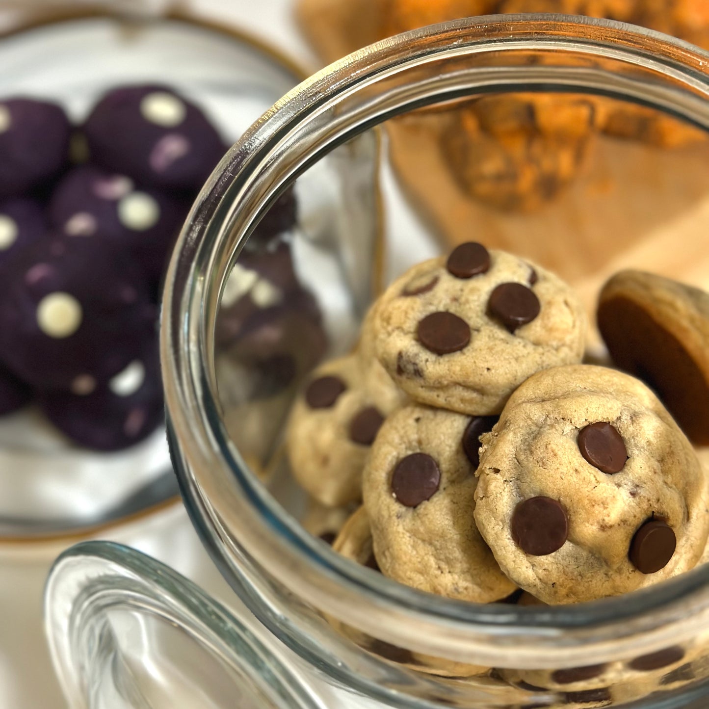 Besos con chispas de chocolate y nueces (caja de 12)